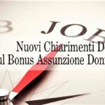 Nuovi Chiarimenti Dell’Inps Sul Bonus Assunzione Donne 2021