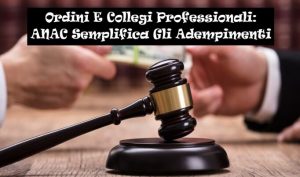 Ordini E Collegi Professionali: ANAC Semplifica Gli Adempimenti
