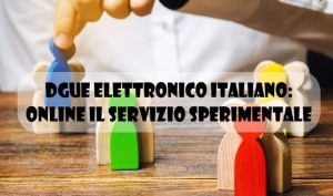 Dgue Elettronico Italiano: Online Il Servizio Sperimentale