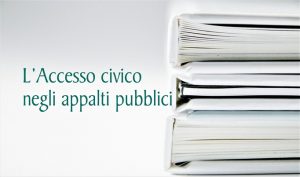 Il diritto di Accesso civico negli appalti pubblici